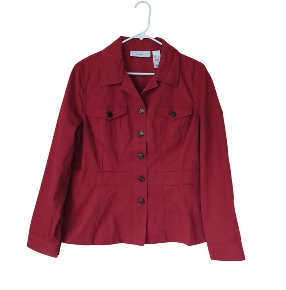 Vintage First Issue Liz Claiborne Cotton Jacket Large